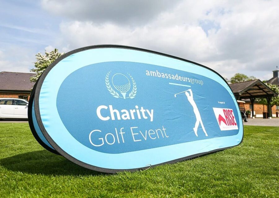 Grove Charity Golf Day banner